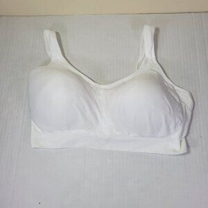 Truekind White Daily Comfort Wire Free Shaper Bra #10022 SIze 3X